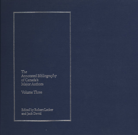 The Annotated Bibliography of Canada’s Major Authors: Ernest Buckler, Robertson Davies, Raymond Knister, W.O. Mitchell, and Sinclair Ross - ECW Press
 - 1