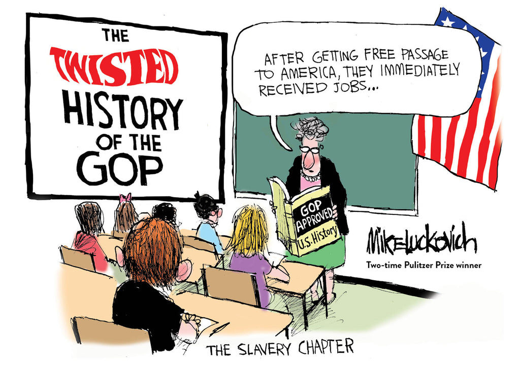 Cover: The Twisted History of the GOP by Mike Luckovich