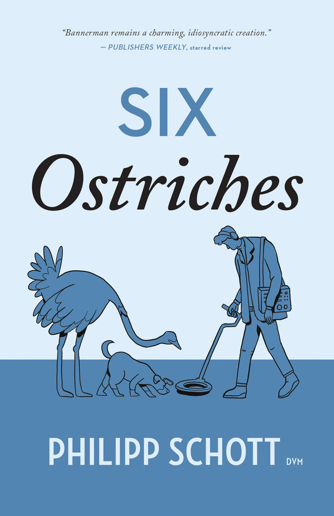 Cover: Six Ostriches by Philipp Schott, ECW Press