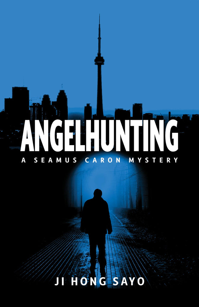 Cover: Angelhunting: A Seamus Caron Mystery by Ji Hong Sayo