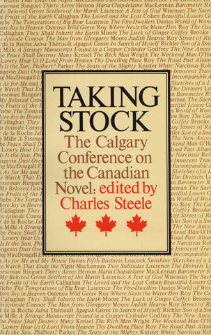 Taking Stock: The Calgary Conference on the Canadian Novel - ECW Press
