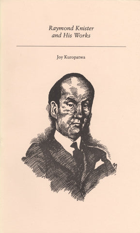 Raymond Knister and His Works - ECW Press

