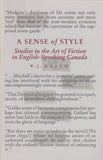 Sense Of Style: Studies in the Art of Fiction in English-Speaking Canada - ECW Press
 - 2