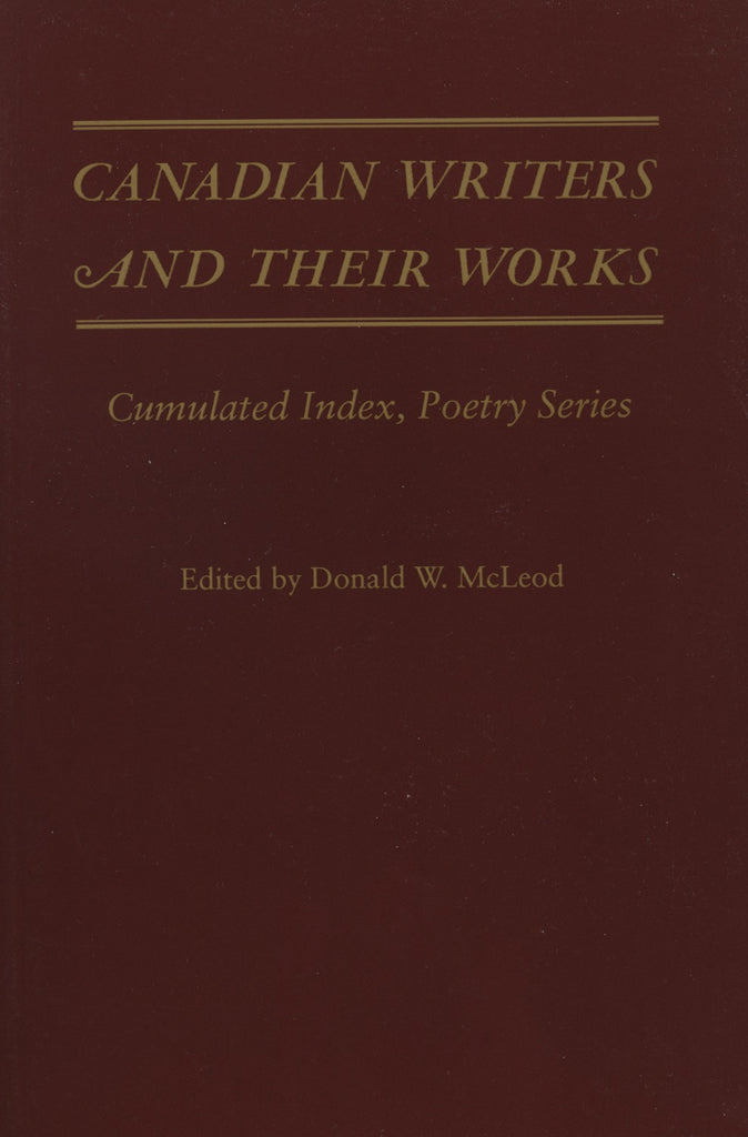Canadian Writers and Their Works - Poetry Index - ECW Press
