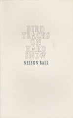 Bird Tracks On Hard Snow - ECW Press
