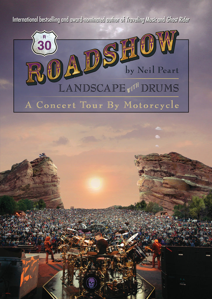 Roadshow: Landscape with Drums: A Concert Tour by Motorcycle - ECW Press
 - 1